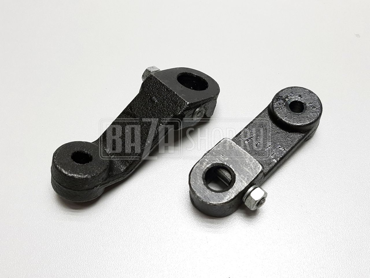 Рычаг КПП 5-ступ. УАЗ (флажки, КОМПЛЕКТ 2 шт., в сб.) УАЗ/АДС/BAIC "MetalPart" / 255-1702123/255-1702124